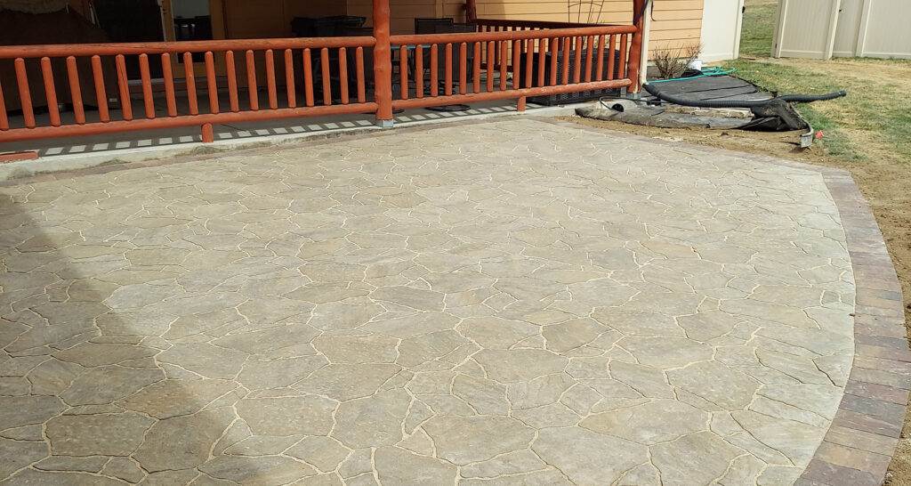 Billings Montana Paver and flagstone patios catch the eye and provide functionality to an otherwise uneven ground.