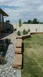 When you live on a slope, such as many of the houses in the Billings area, your yard can get a bit steep. To ensure that it’s easier to maintain, retaining walls made of stone or concrete block keep the dirt back, and the lawns level.
